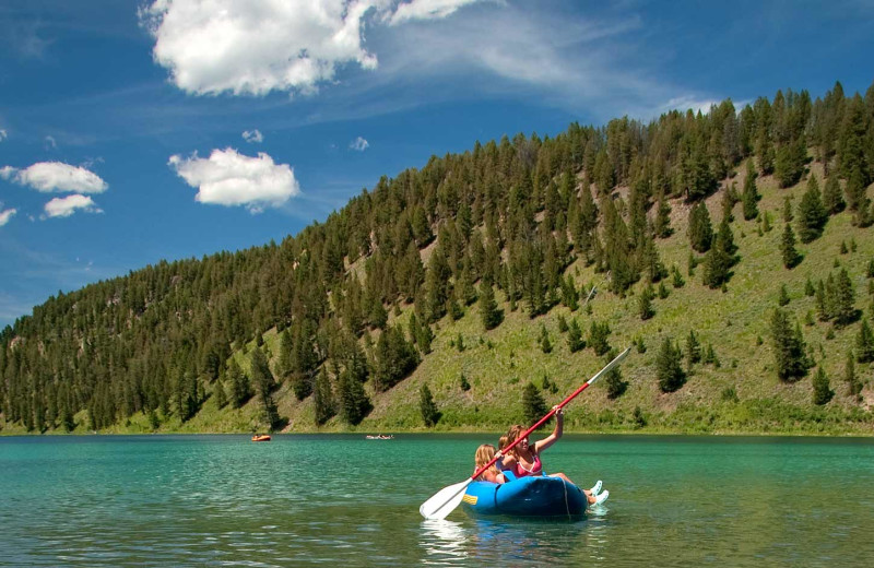 Lake at  Island Park Village Resort.