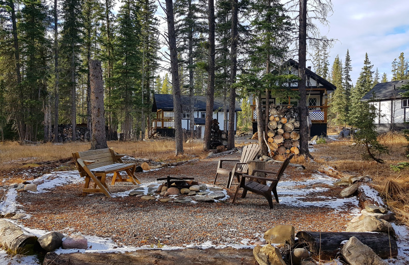 Cabin exterior at Expanse Cottages.