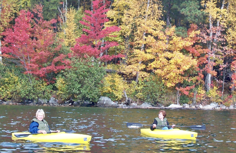 Kayaking at Buckhorn on Caribou Lake.