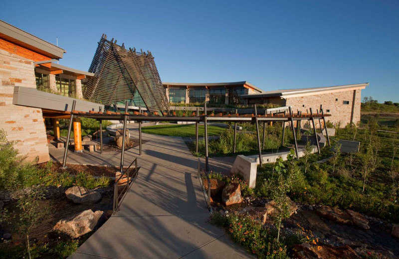 Patio view at Sky Ute Casino Resort.