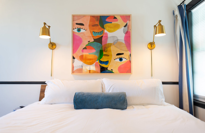 Guest room at Addison Choate.