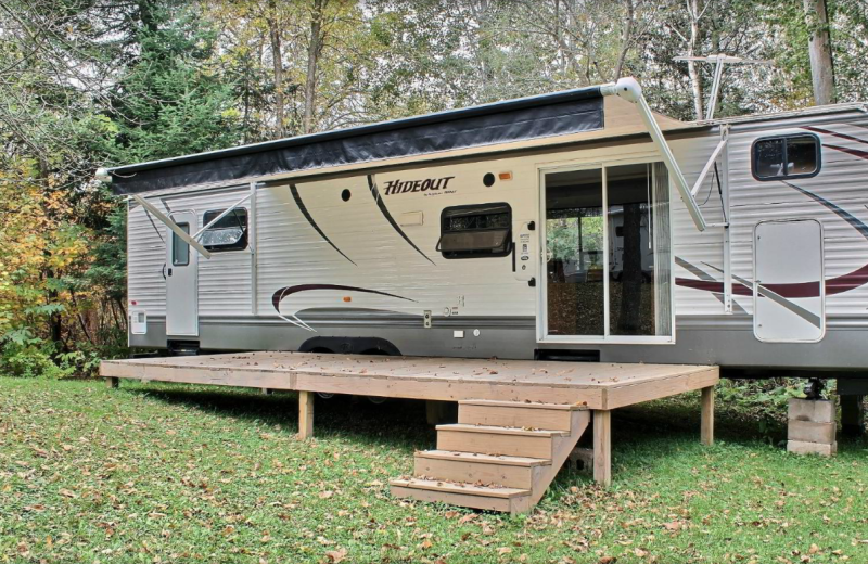 Trailer at Whaley's Resort & Campground.