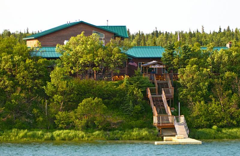 Exterior view of King Salmon Lodge.