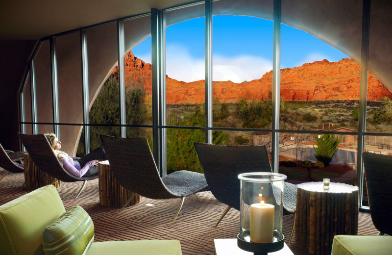 Relaxing at Red Mountain Resort & Spa.