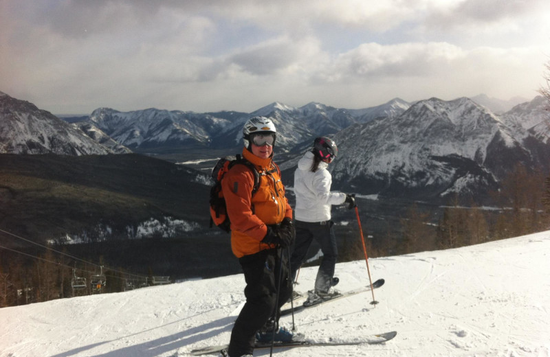 Skiing at Banff Rocky Mountain Resort.