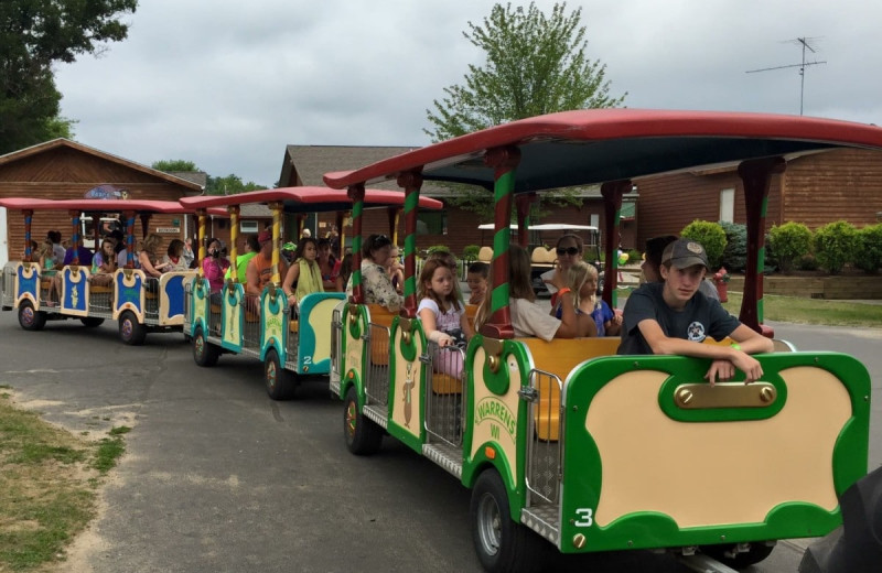 Train at Yogi Bear's Jellystone Park Warrens.