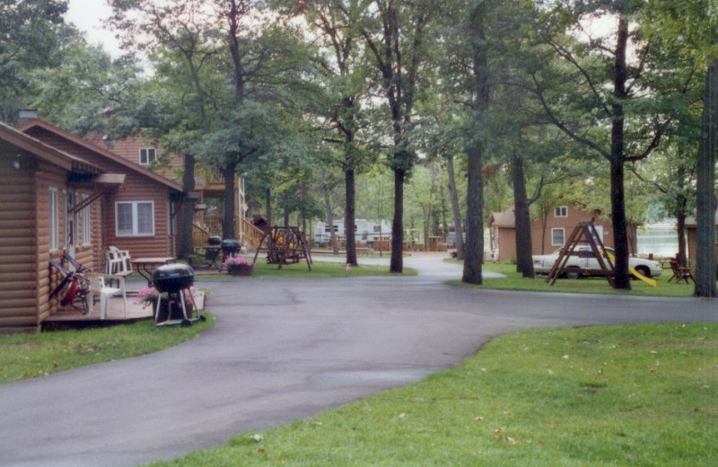 Cabins at Train Bell Resort.