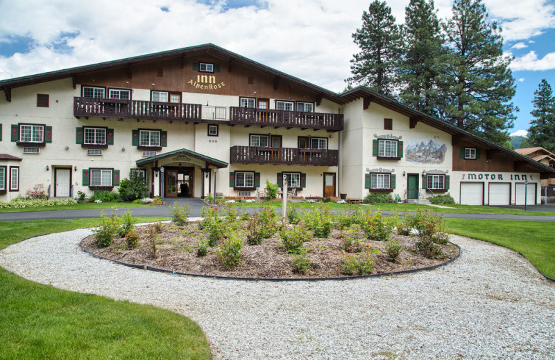 Exterior view of Alpen Rose Inn.