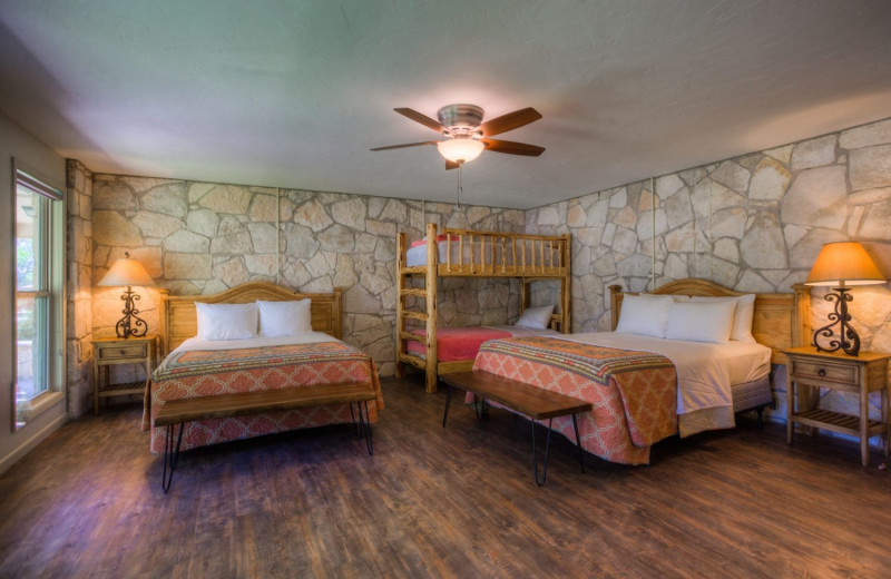 Guest bedroom at Mo-Ranch.