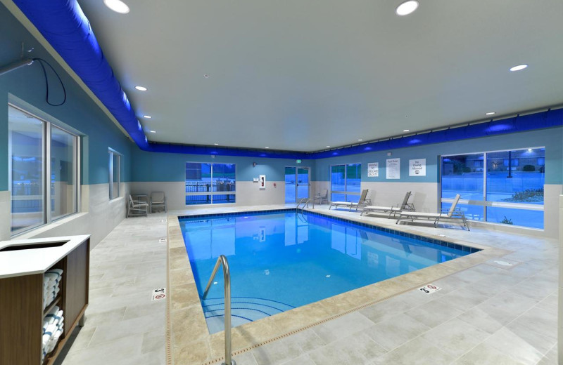 Indoor pool at Holiday Inn Express & Suites Millersburg.