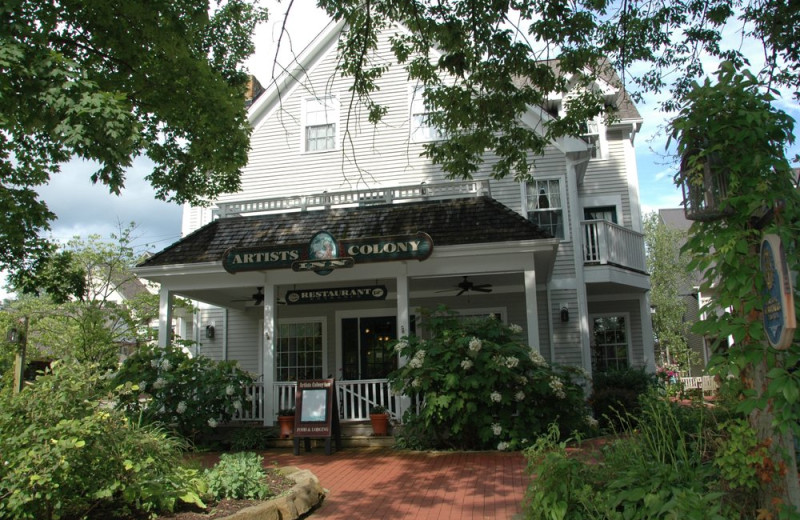 Exterior view of Artists Colony Inn.