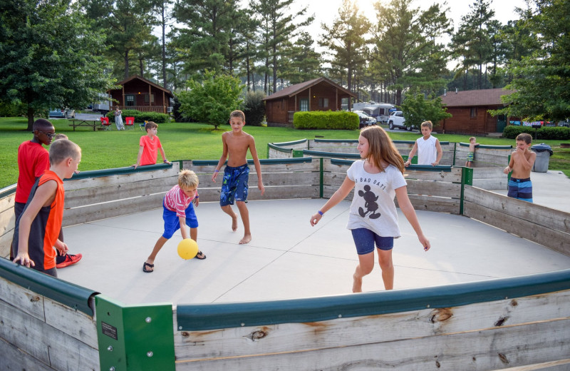 Outdoor games at Yogi Bear's Jellystone Park™ in Luray, VA.