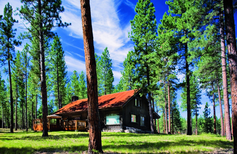 Cabin at The Resort at Paws Up.