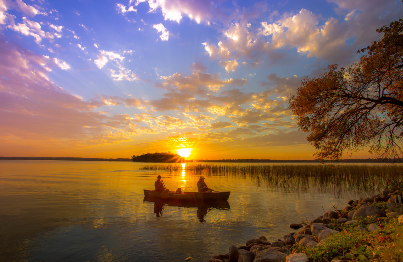 Lake sunset at Kohl's Resort.