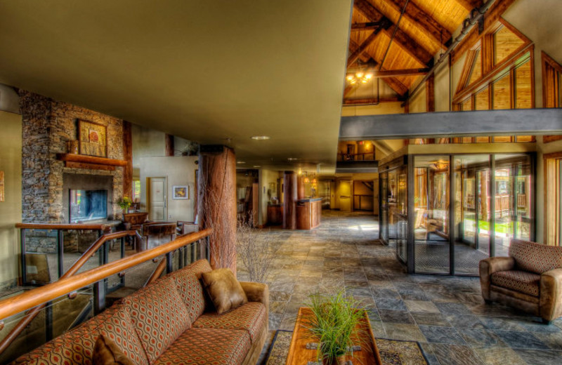 Lodge interior at Elk Ridge Resort.