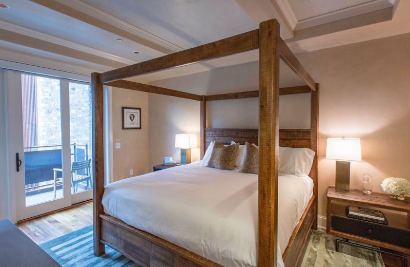 Rental bedroom at Welcome to Telluride Vacation Rentals.