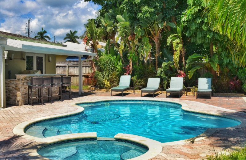 Rental pool at Walker Vacation Rentals.