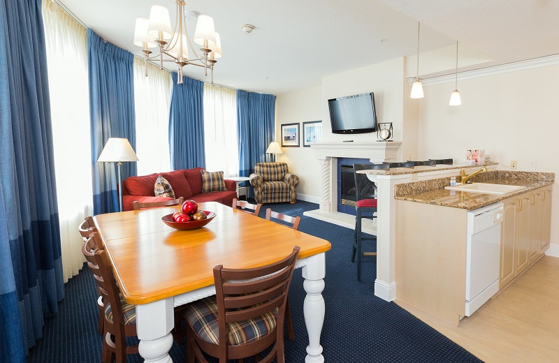 Guest suite at Blue Harbor Resort and Spa.