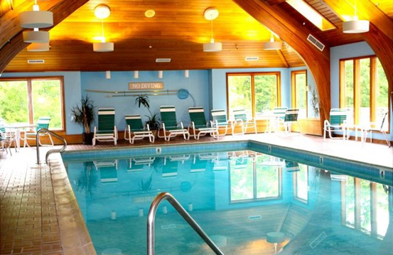 Indoor swimming pool at Highridge Condominiums.