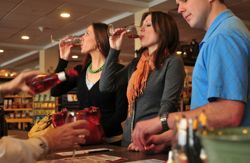Wine tastings at Belhurst Castle and White Springs Manor.