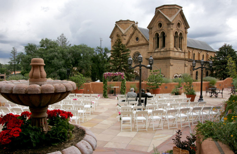 Wedding Ceremony at La Fonda on the Plaza 