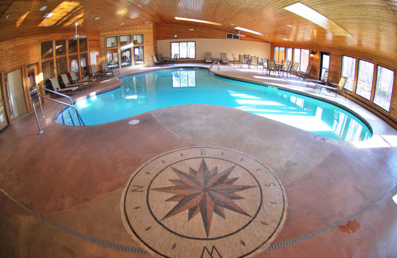 Indoor pool at Landmark Resort.