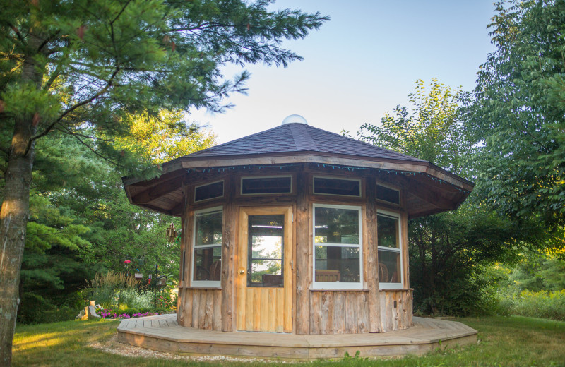 Gazebo at Door County Cottages.