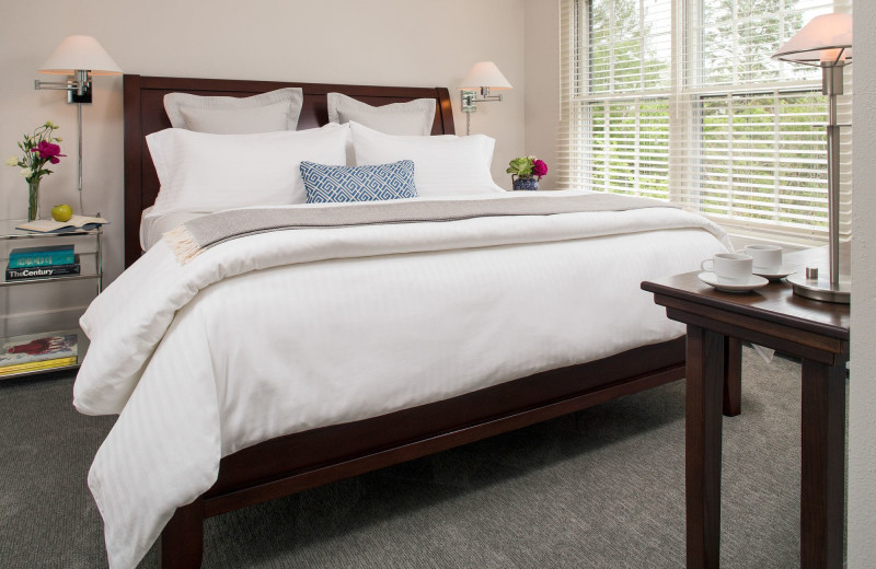 Guest room at The Inn at English Meadows.