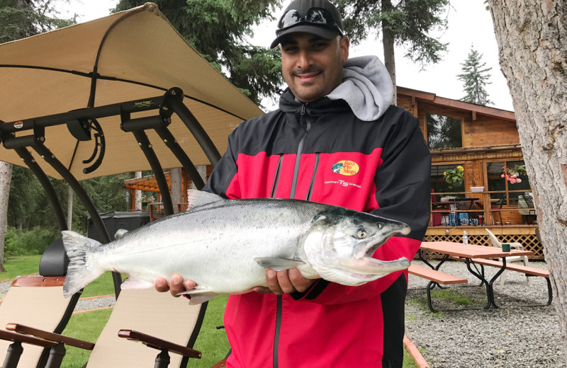 Fishing at Alaskan Fishing Adventures.