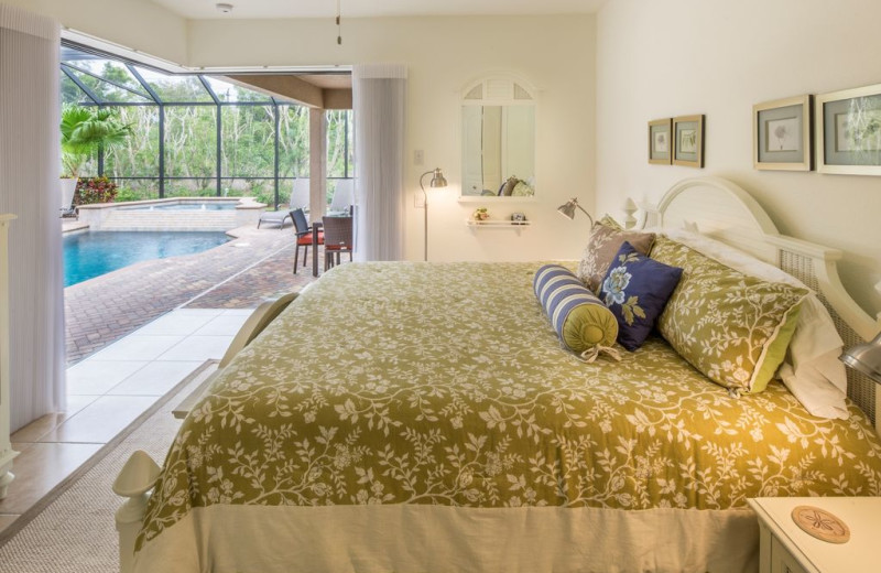 Rental bedroom at CNE Vacation Rental.