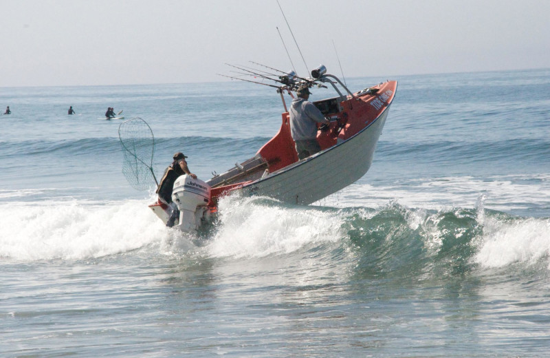 Fishing at Kiwanda Coastal Properties.