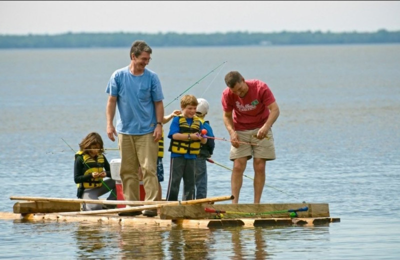 Fishing at Tyler Place Family Resort.