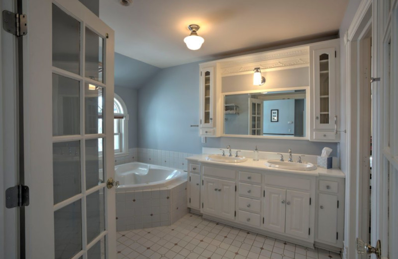 Bathroom at 210 Laurel.
