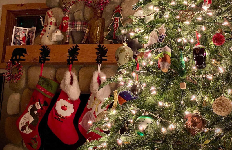 Christmas at Cascade Lodge.