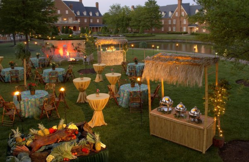 Outdoor Reception at The Founders Inn