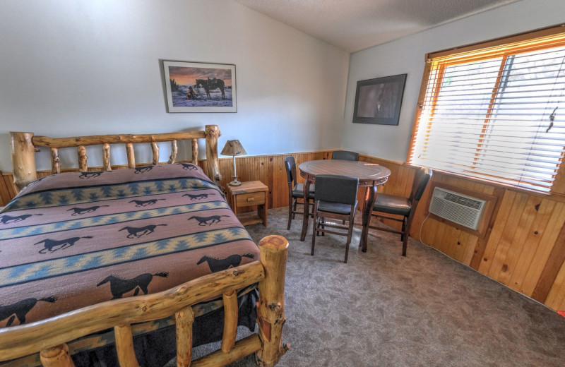 Guest room at Rocking Z Ranch.