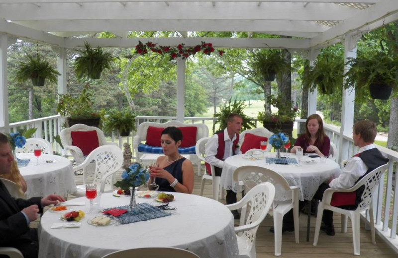 Terrace Reception at Red Bud Valley Resort 