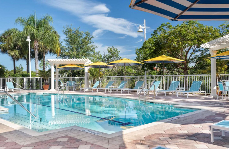 Outdoor pool at DoubleTree Suites by Hilton Hotel Naples.