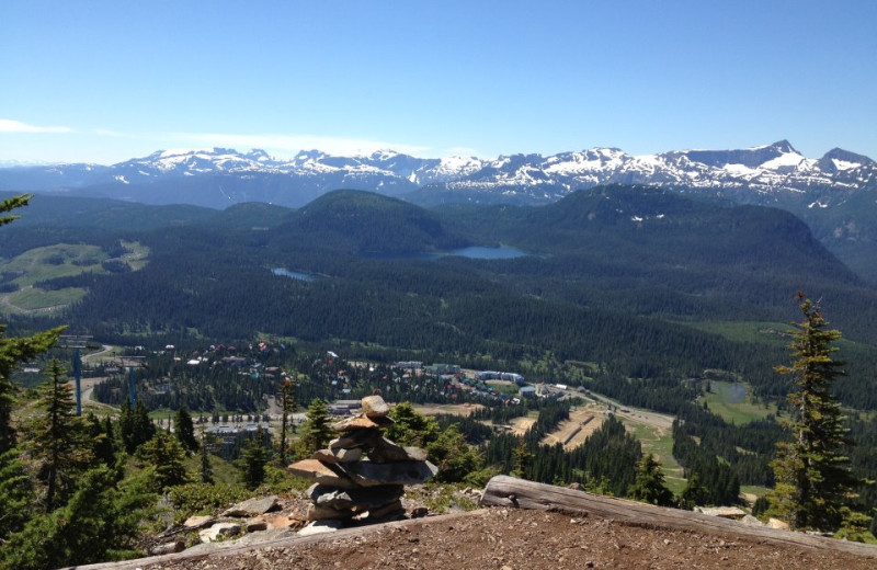 Aerial view of Mt. Washington Alpine Resort.