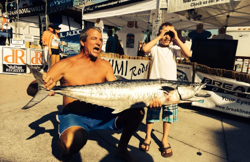 Fishing at SunHost Resorts.