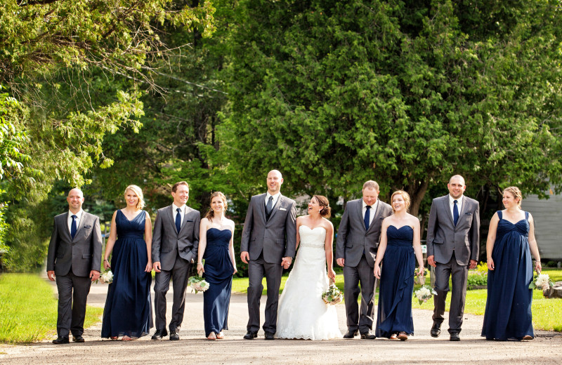 Wedding party at Sandy Lane Resort.