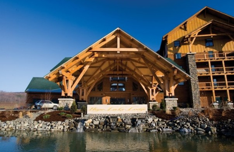 Exterior view at Hope Lake Lodge & Indoor Waterpark.