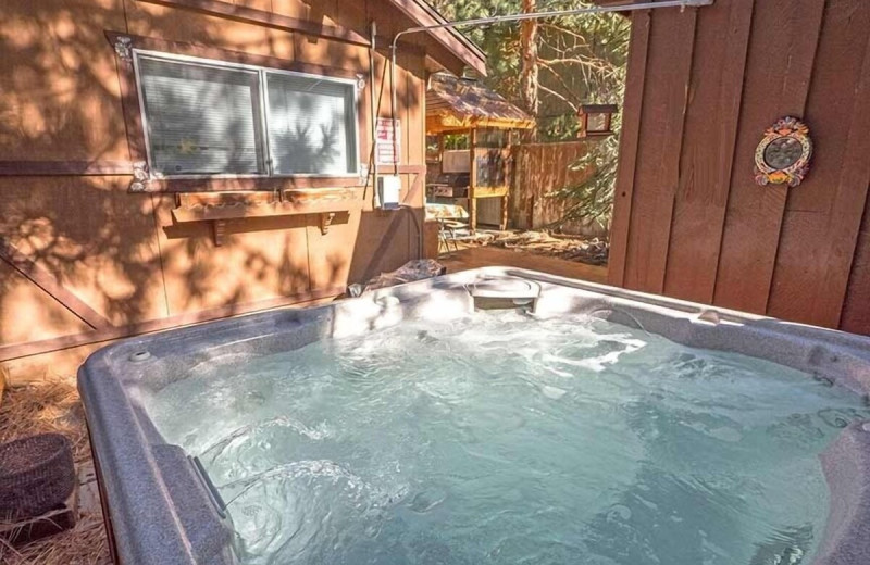 Rental hot tub at Tahoe Keys Resort.