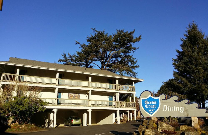 Exterior view of Ocean Crest Resort.