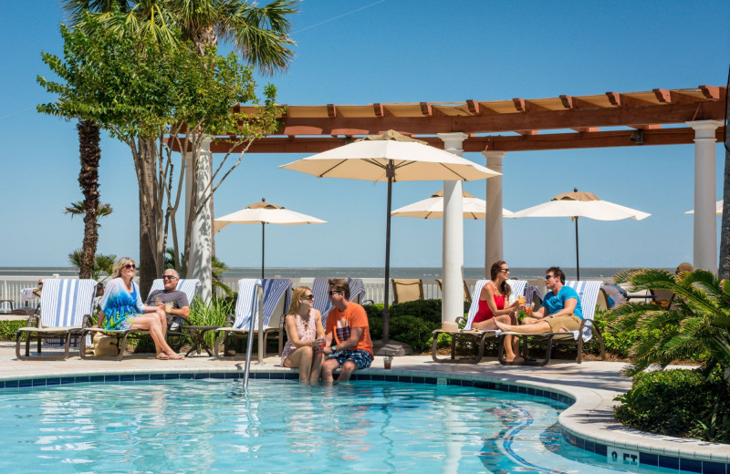 Outdoor pool at The King and Prince Beach & Golf Resort.