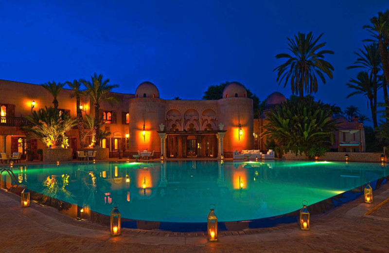 Outdoor pool at Palais Mehdi.