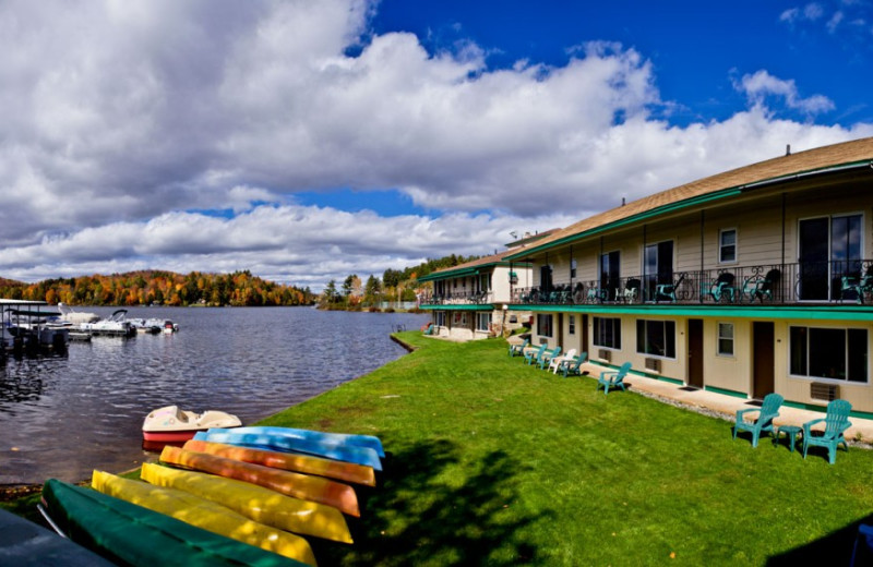 Exterior view of Gauthier's Saranac Lake Inn.