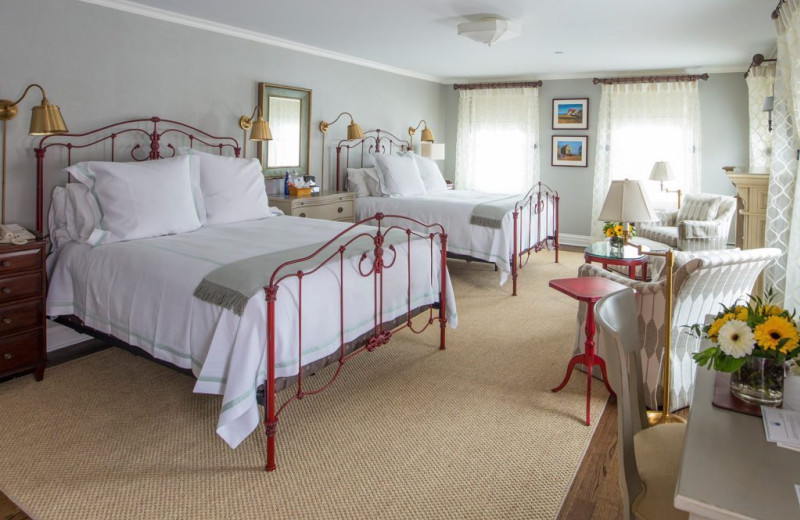 Guest room at Saybrook Point Inn & Spa.