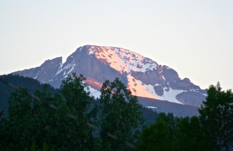 Mountains at Misty Mountain Lodge.