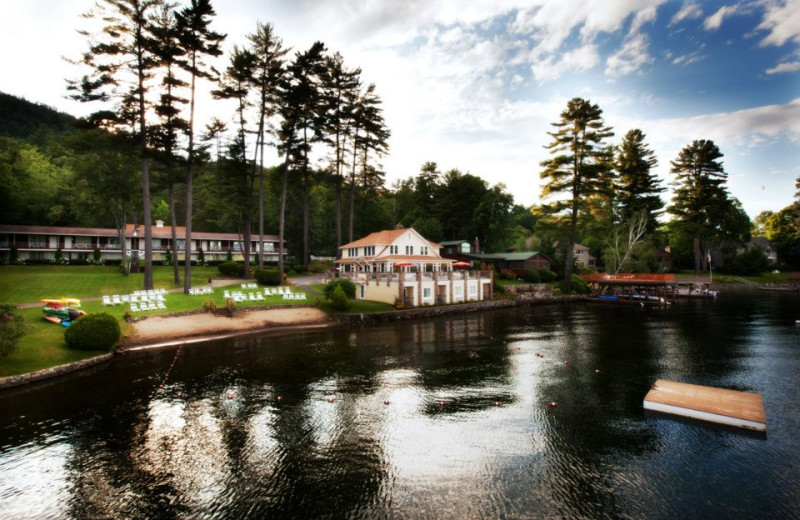 Exterior view of Chelka Lodge.